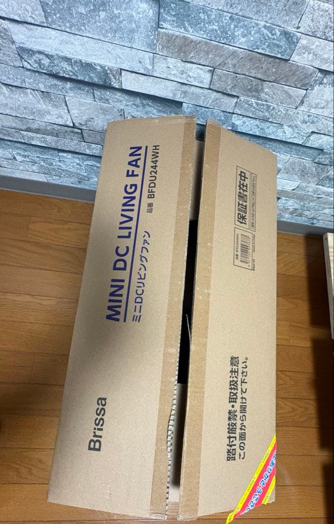 Brissa ミニDCリビングファン BFDU244W 扇風機　サーキュレーター
