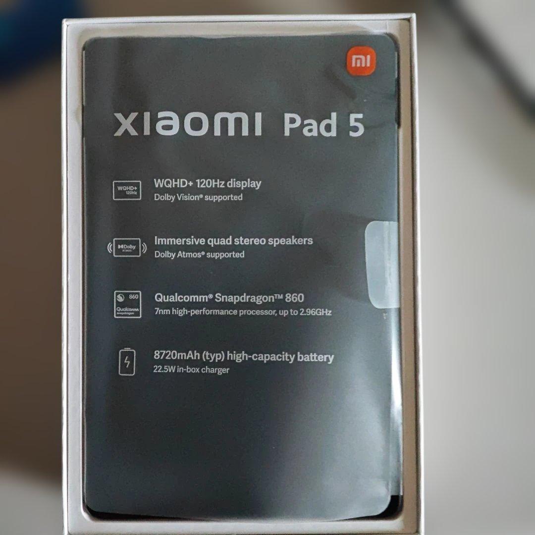 【美品】Xiaomi Pad 5 256GB Wi-Fiモデル 箱付属品完備