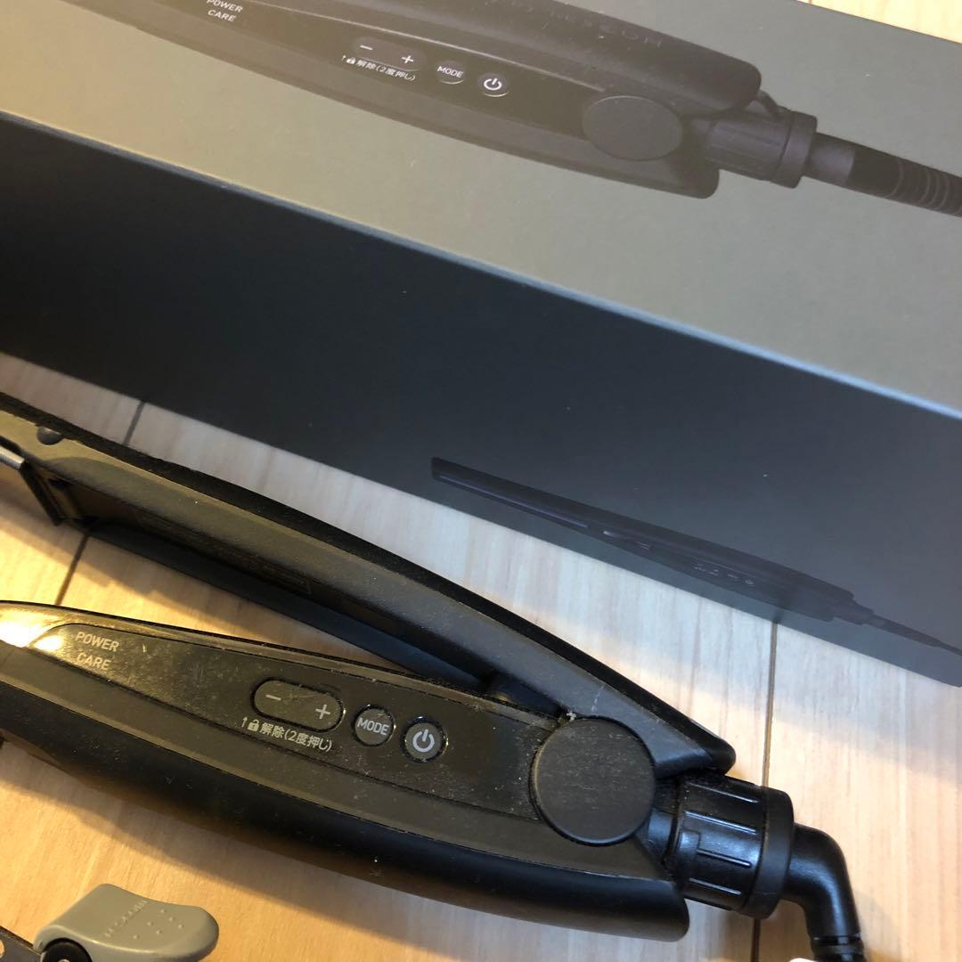 【ほぼ新品！】TESCOM ヘアアイロン ブラック NIS500A