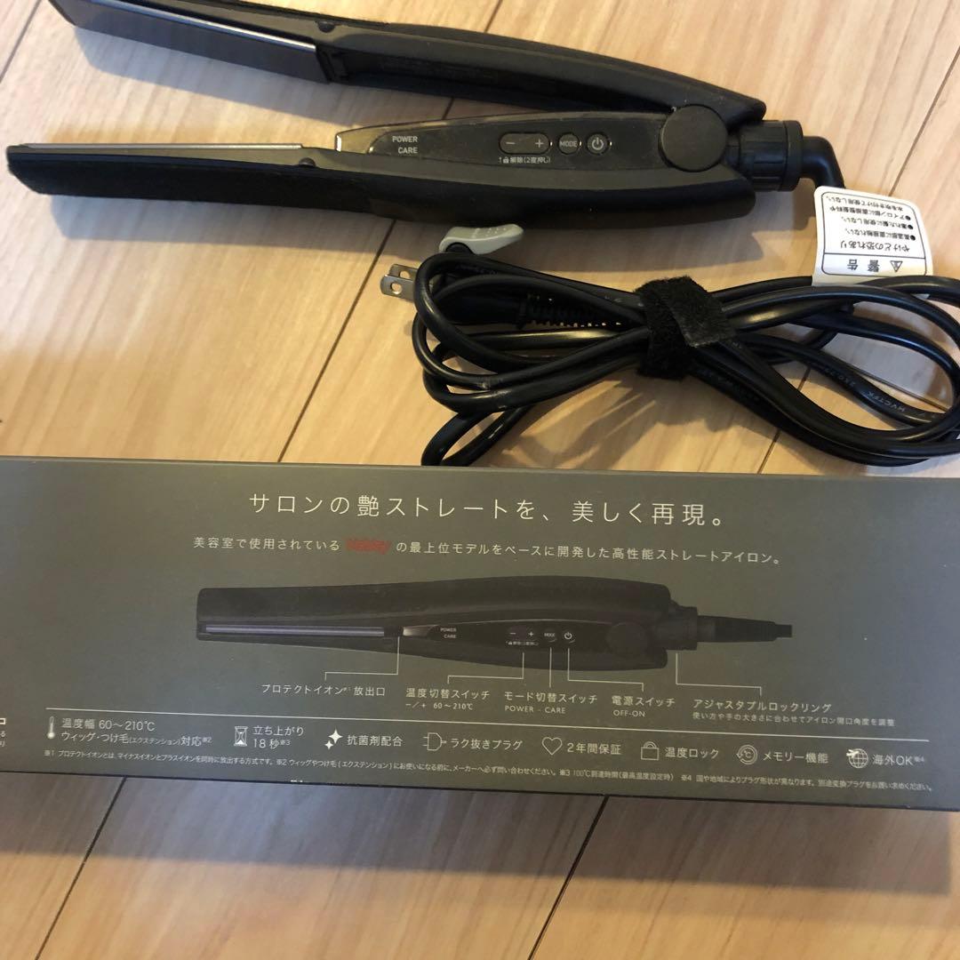 【ほぼ新品！】TESCOM ヘアアイロン ブラック NIS500A