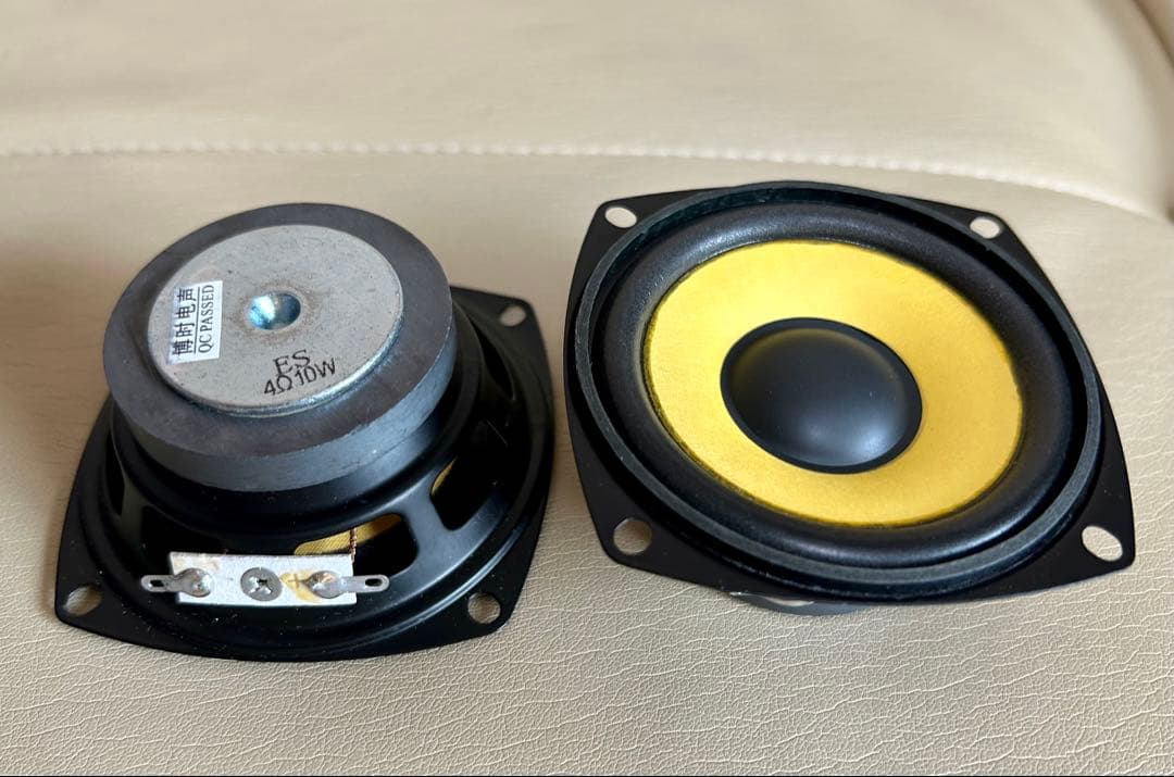 バックロードホーン型ブックシェルフ木製スピーカー （ペア）