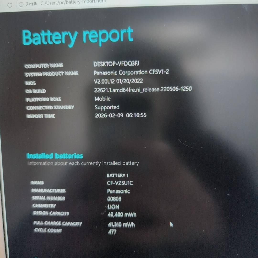高性能PC CF-SV1 第11代i5/16GB/256GB/office
