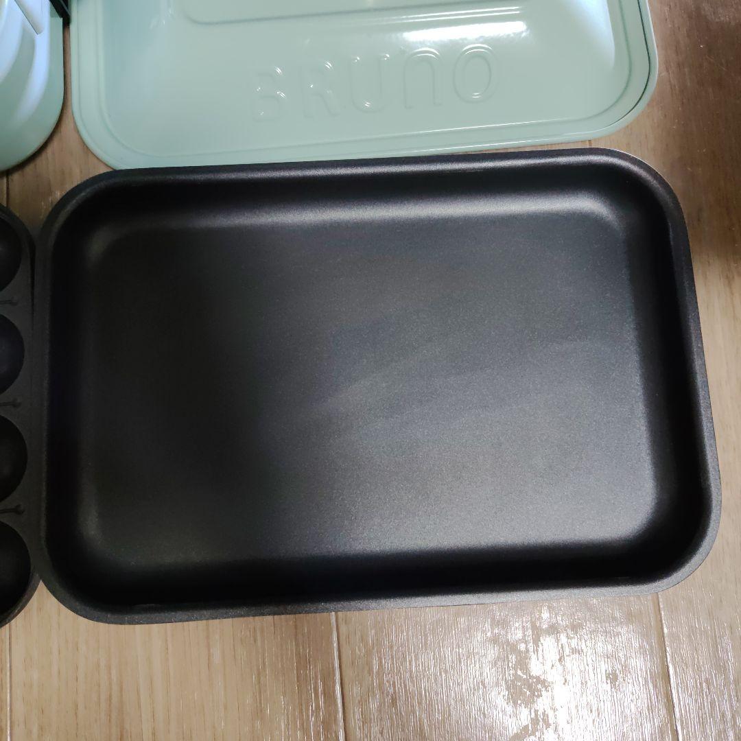 【限定レア色】BRUNO コンパクトホットプレート スモーキーグリーン 動作確済