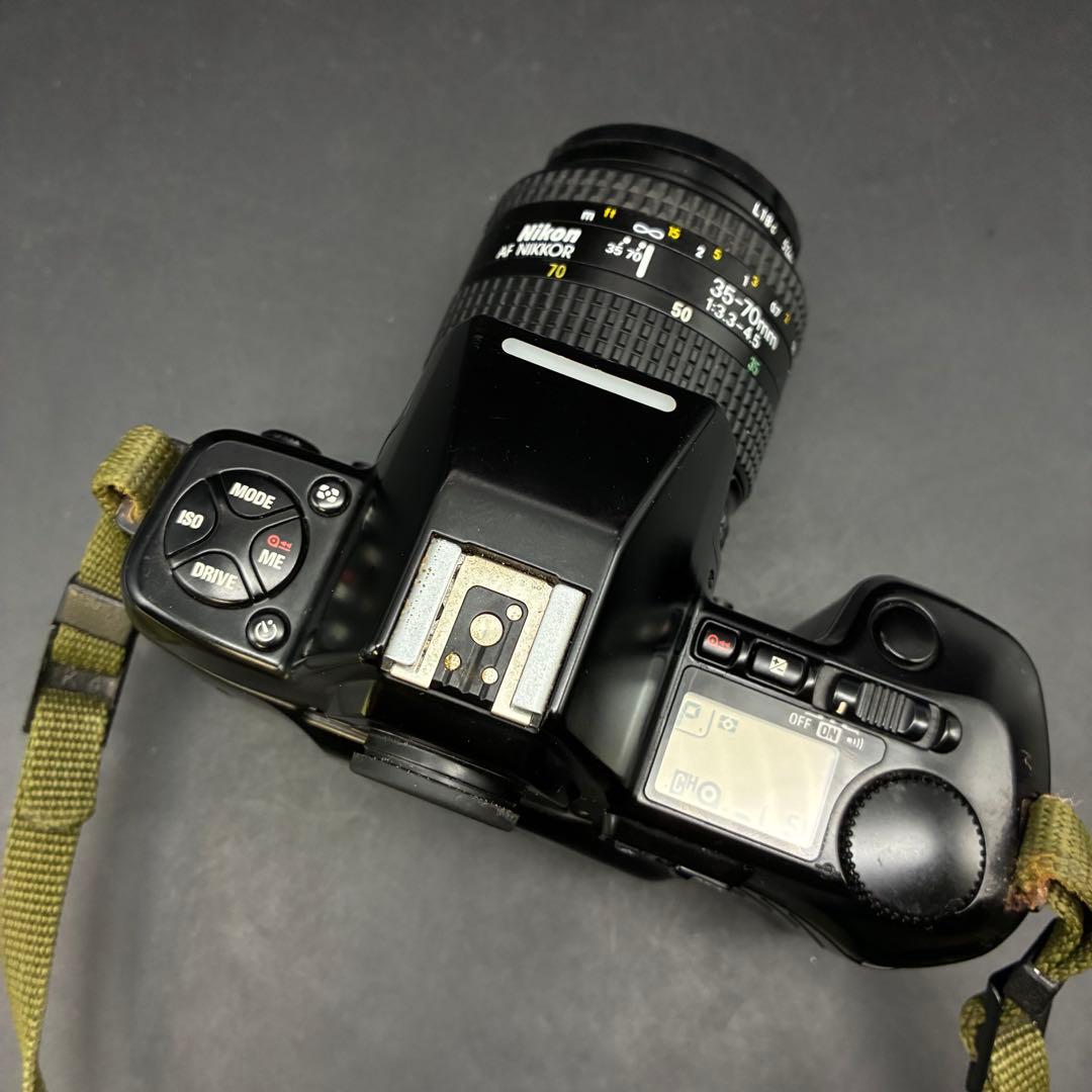 【動作OK】Nikon F-801s 一眼レフMF-20 35-70mmレンズ付