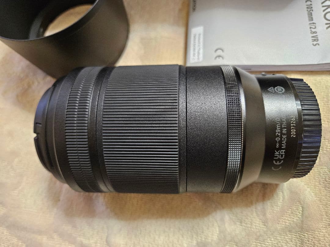 NIKKOR Z MC 105mm f2.8 VR S ニコン　マイクロレンズ