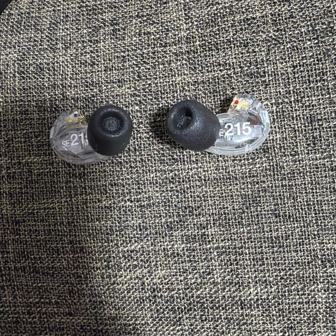 SHURE SE215 クリア 有線イヤホン