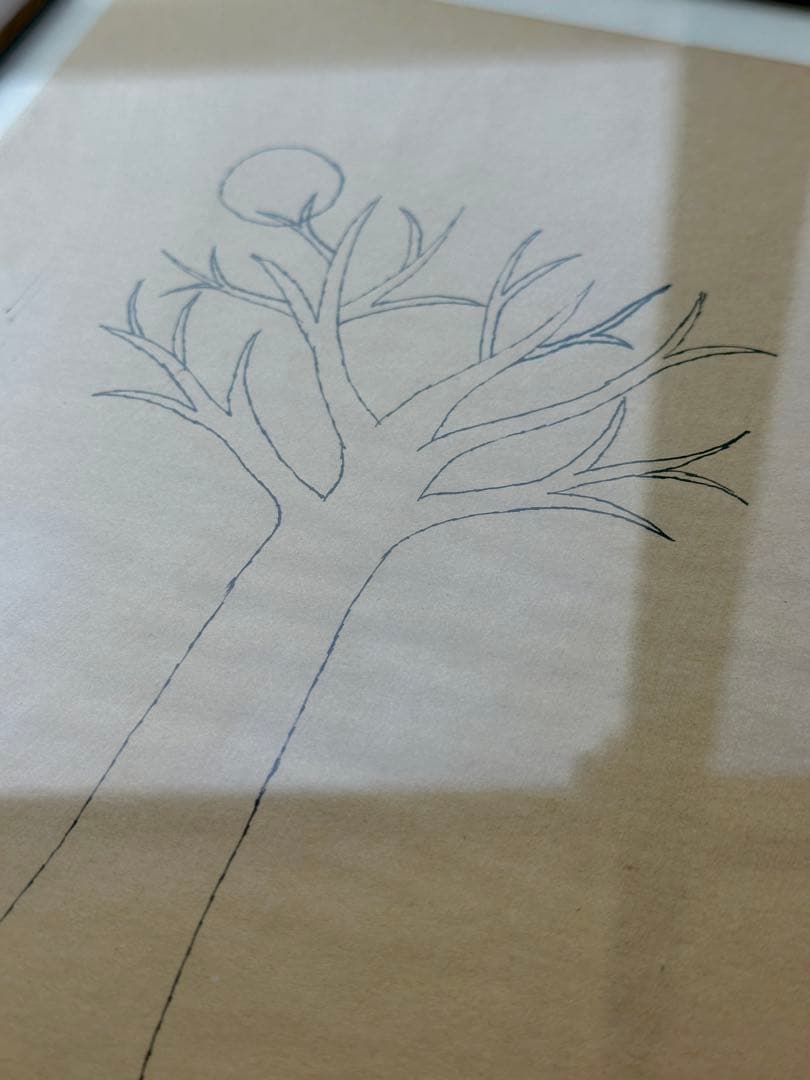 【希少】西淑　原画　額付き
