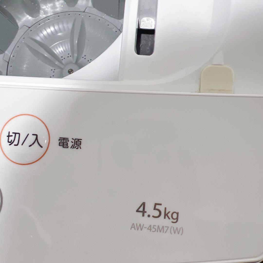 TOSHIBA 東芝 洗濯機 AW-45M7(W) 白 2019年製