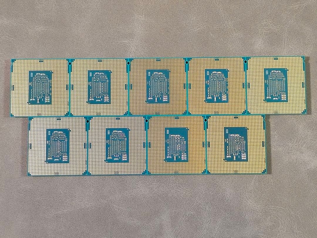 【動作確認済み】Intel CPU 9個セット i7 i5 i3 celeron
