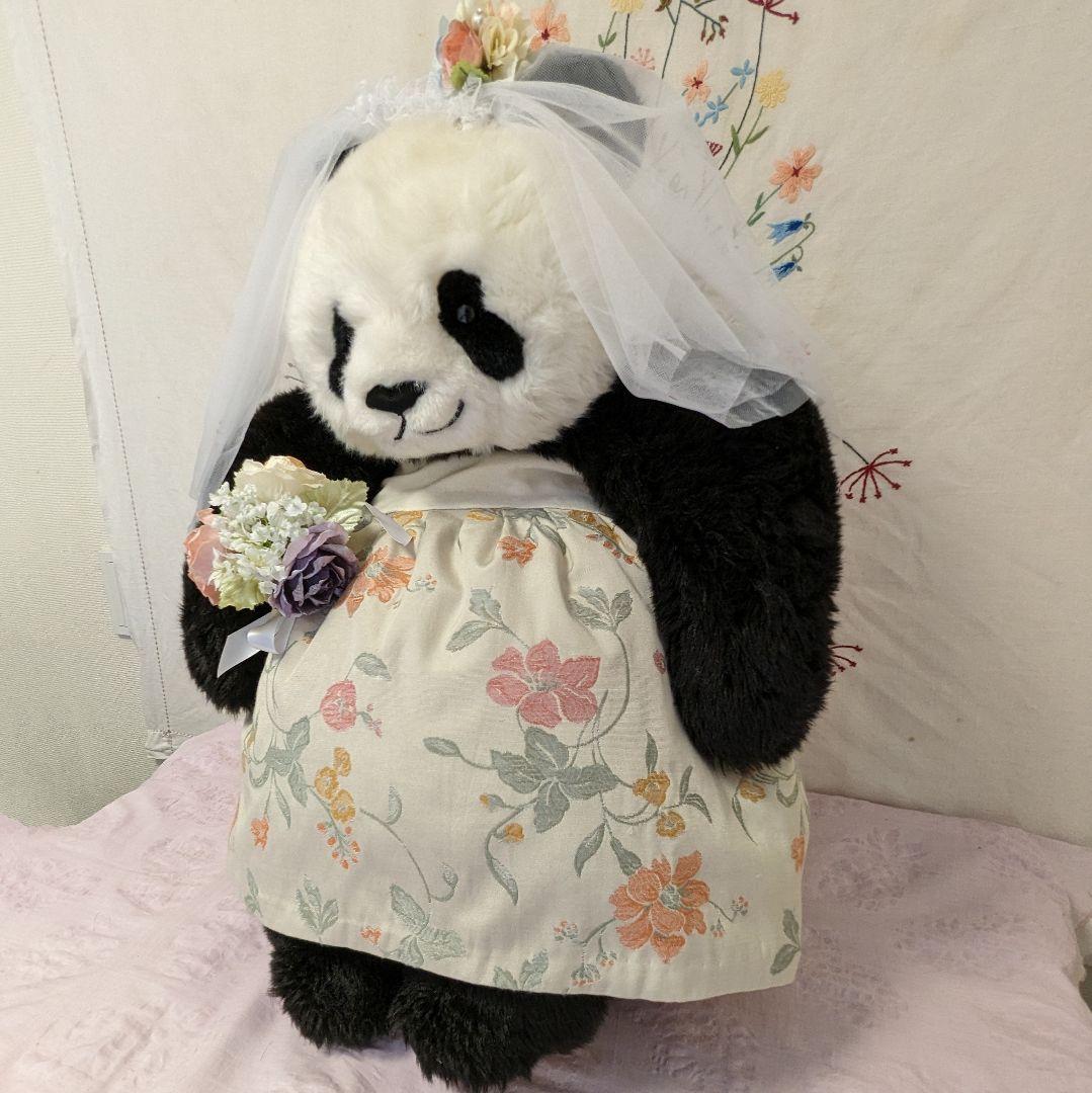 抱っこシャン♡ステキなガーデンウエディング♡野の花ジャカードベアトップドレス