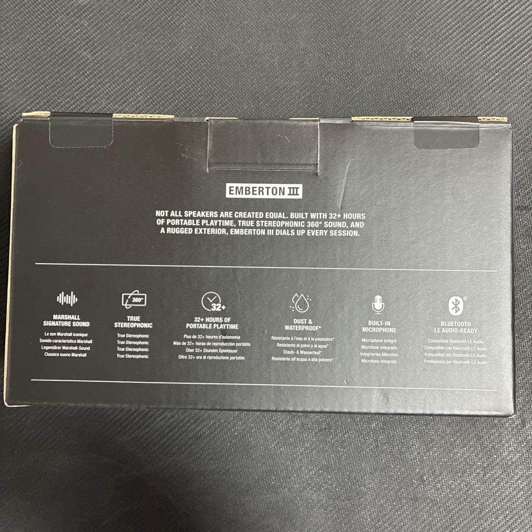 Marshall emberton III Bluetooth スピーカー