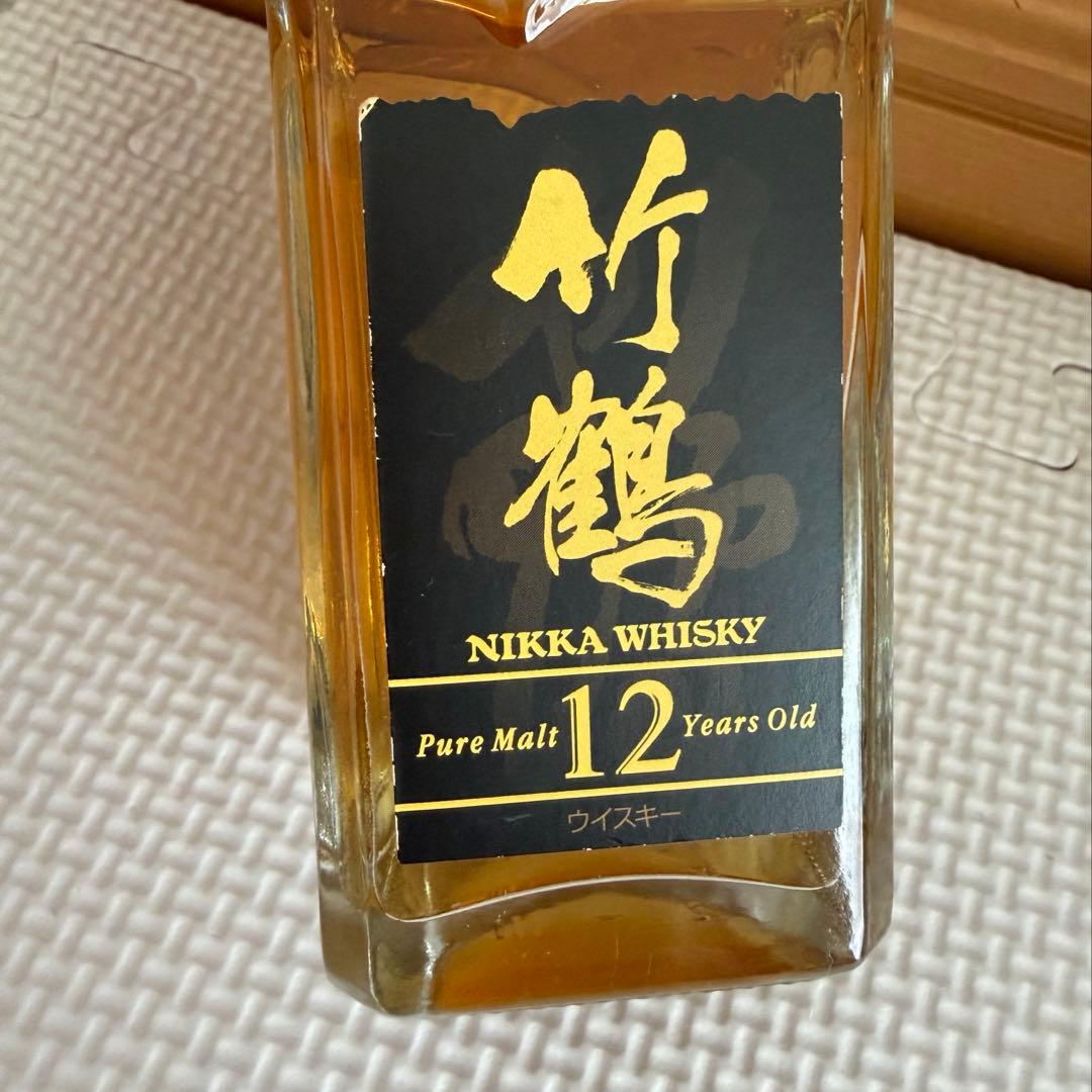 NIKKA 竹鶴 12年 ピュアモルト 180ml ミニボトル