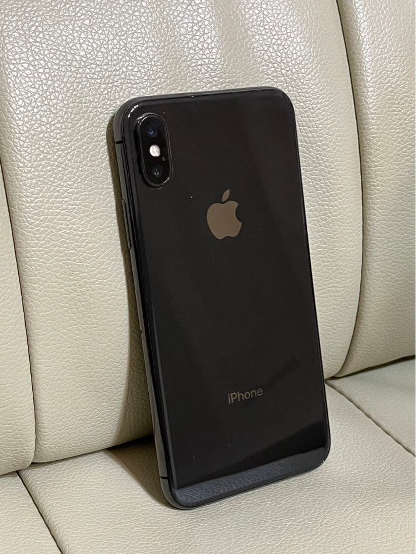 Apple iPhone X 256GB ブラック　　スペースグレイ　黒　中古