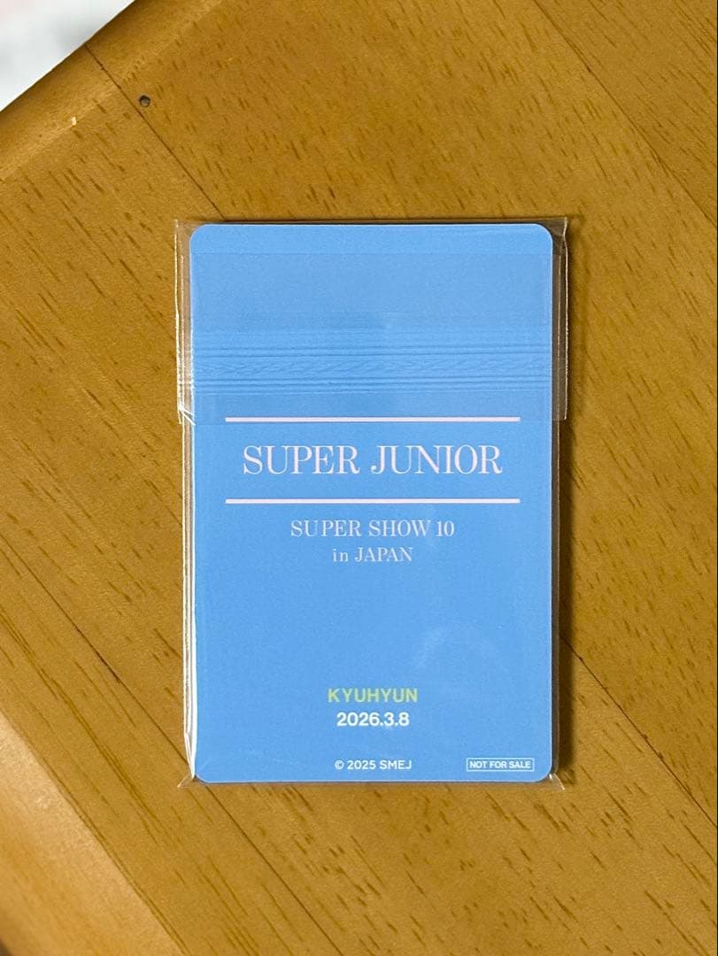SUPERJUNIOR　SS10 　プレミアムシートグッズ　トレカセット　未開封