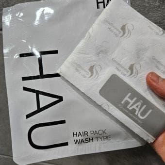 天然成分HAUヘアパック1箱（5枚入り）