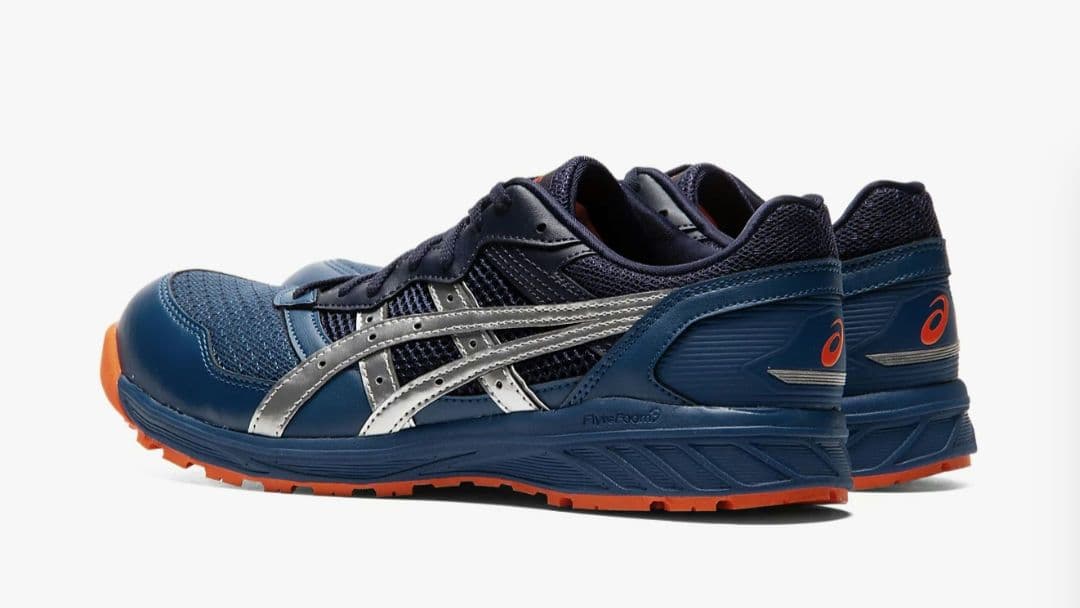 ASICS 安全靴 ネイビー/オレンジ