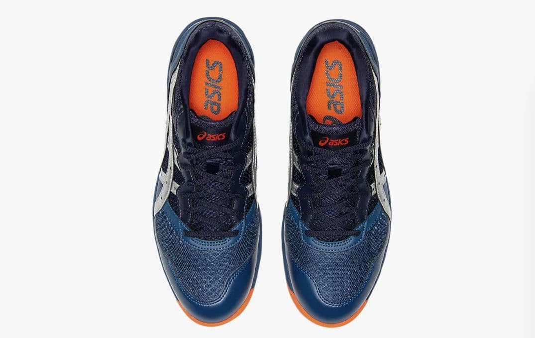 ASICS 安全靴 ネイビー/オレンジ