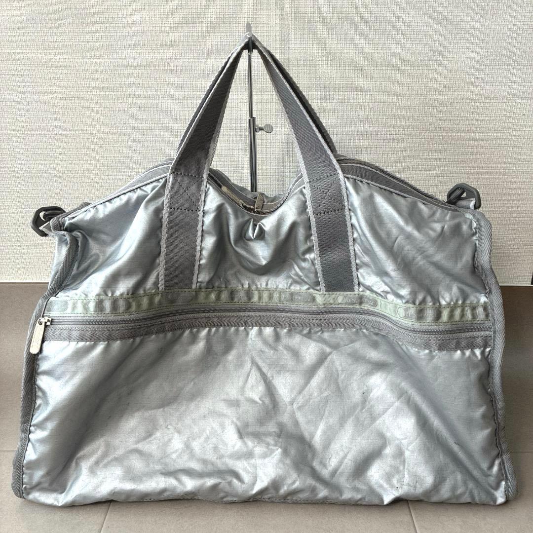 近年 大容量 レスポートサック♡2way ボストンバッグ シルバーシャイン