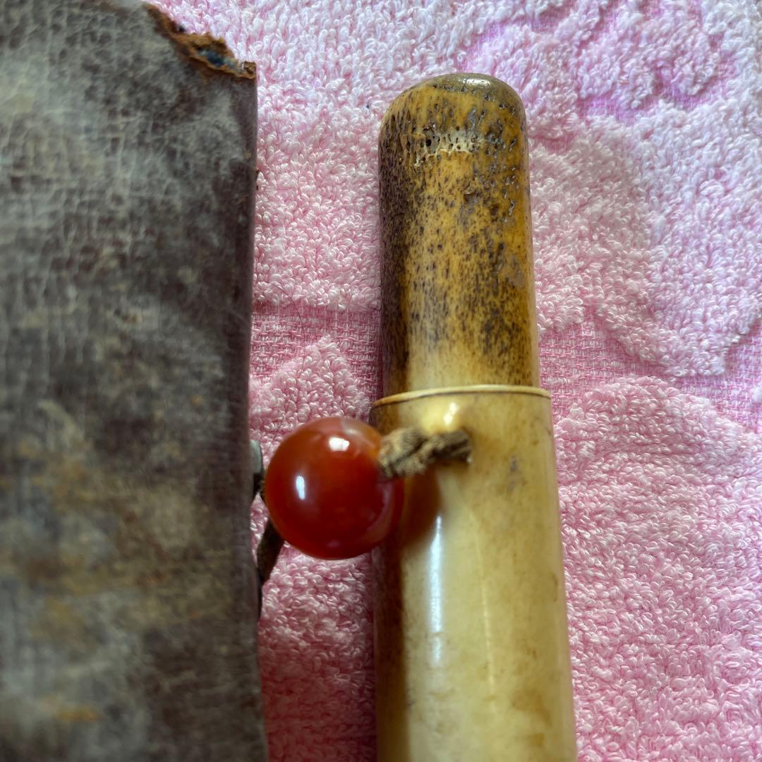 骨董 煙管　煙草入れ 年代物　ヴィンテージ アンティーク