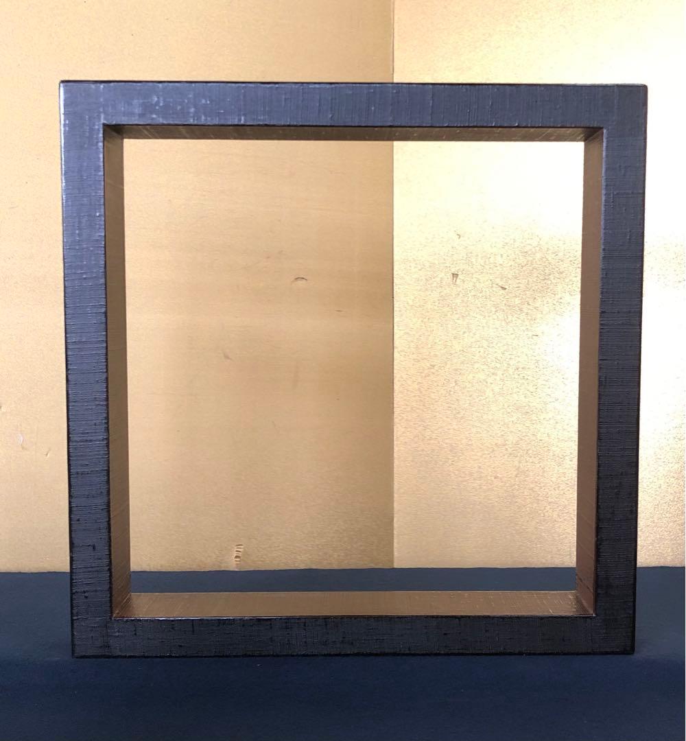 《R》茶道具 溜布摺 面七宝蒔絵 炉縁 村田宗覚 共箱 元箱　260323A4