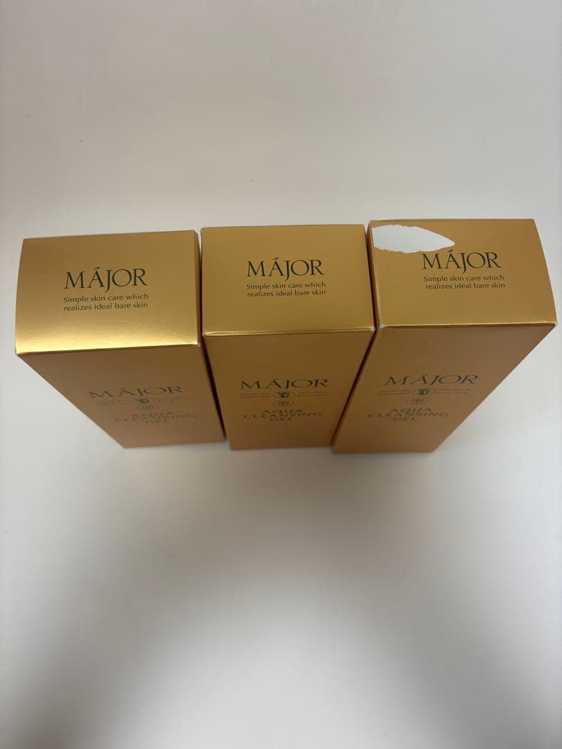 3/31まで出品MAJOR AQUA CLEANSING GEL 3個セット