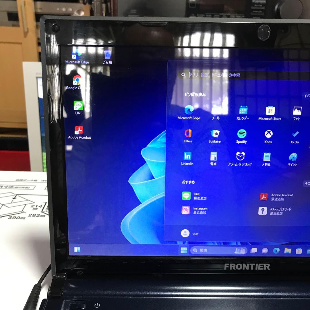 F R O N T I E R Windows11core i3美品