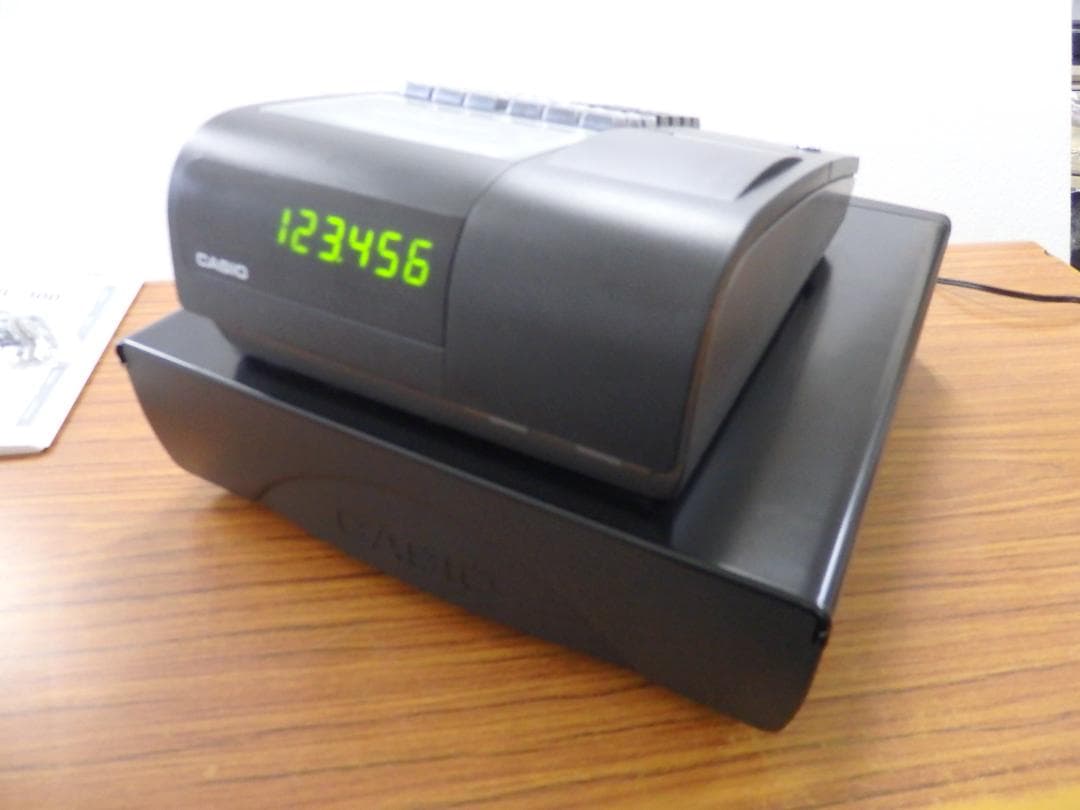 6130 美品 保管品 設定無料 カシオTE-340 NL-300 レジスター