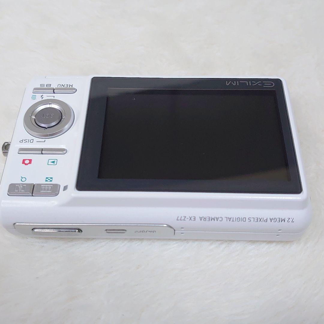 ✨美品✨CASIO EXILIM EX-Z77 ホワイト 動作品 デジカメ
