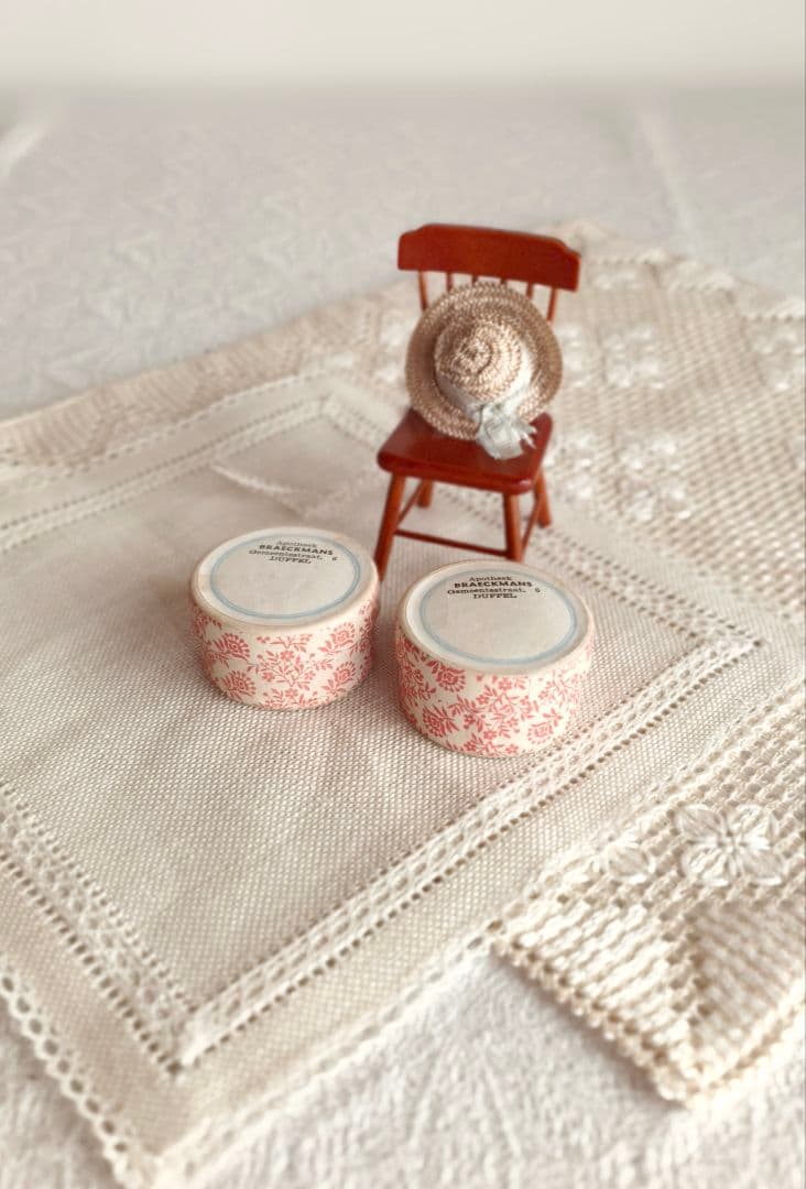 【プップさま】vintage mini box ❀ 小さなラウンド型 ボックス