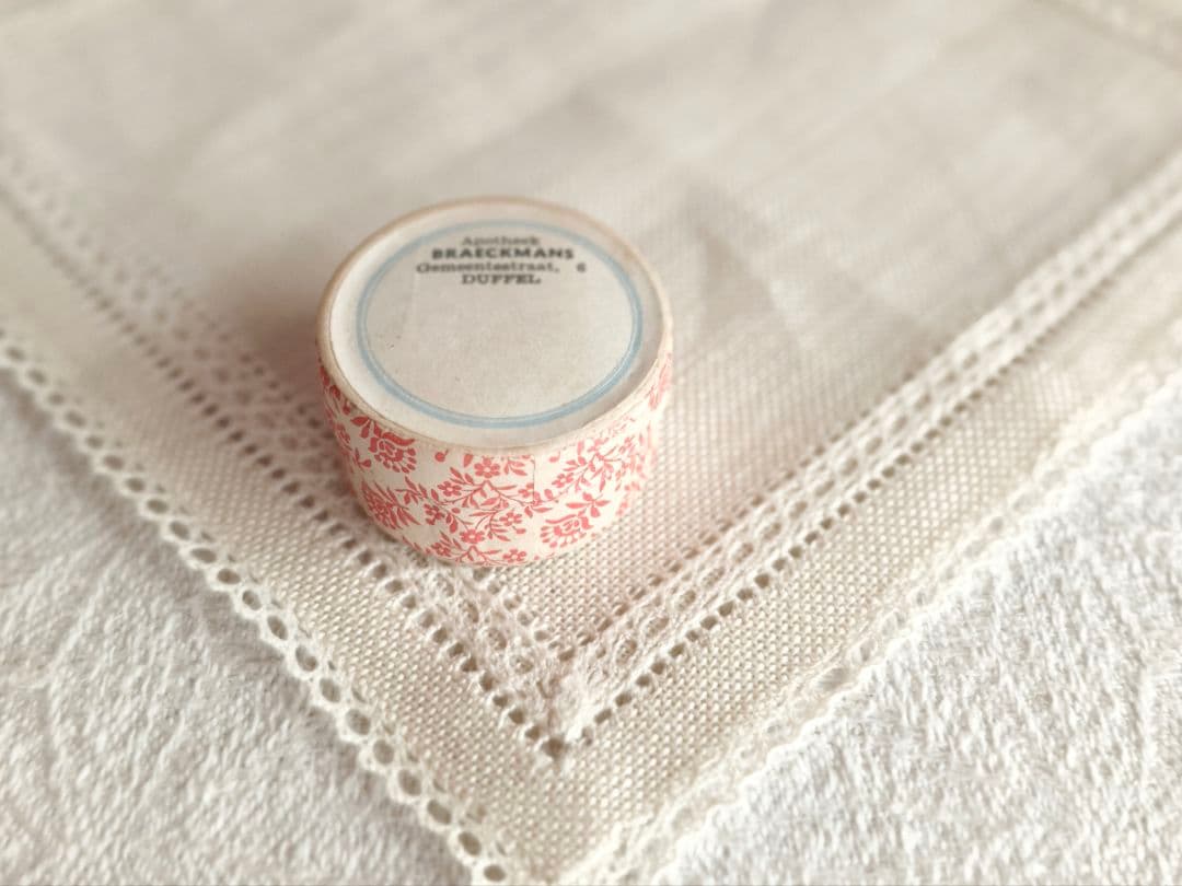 【プップさま】vintage mini box ❀ 小さなラウンド型 ボックス