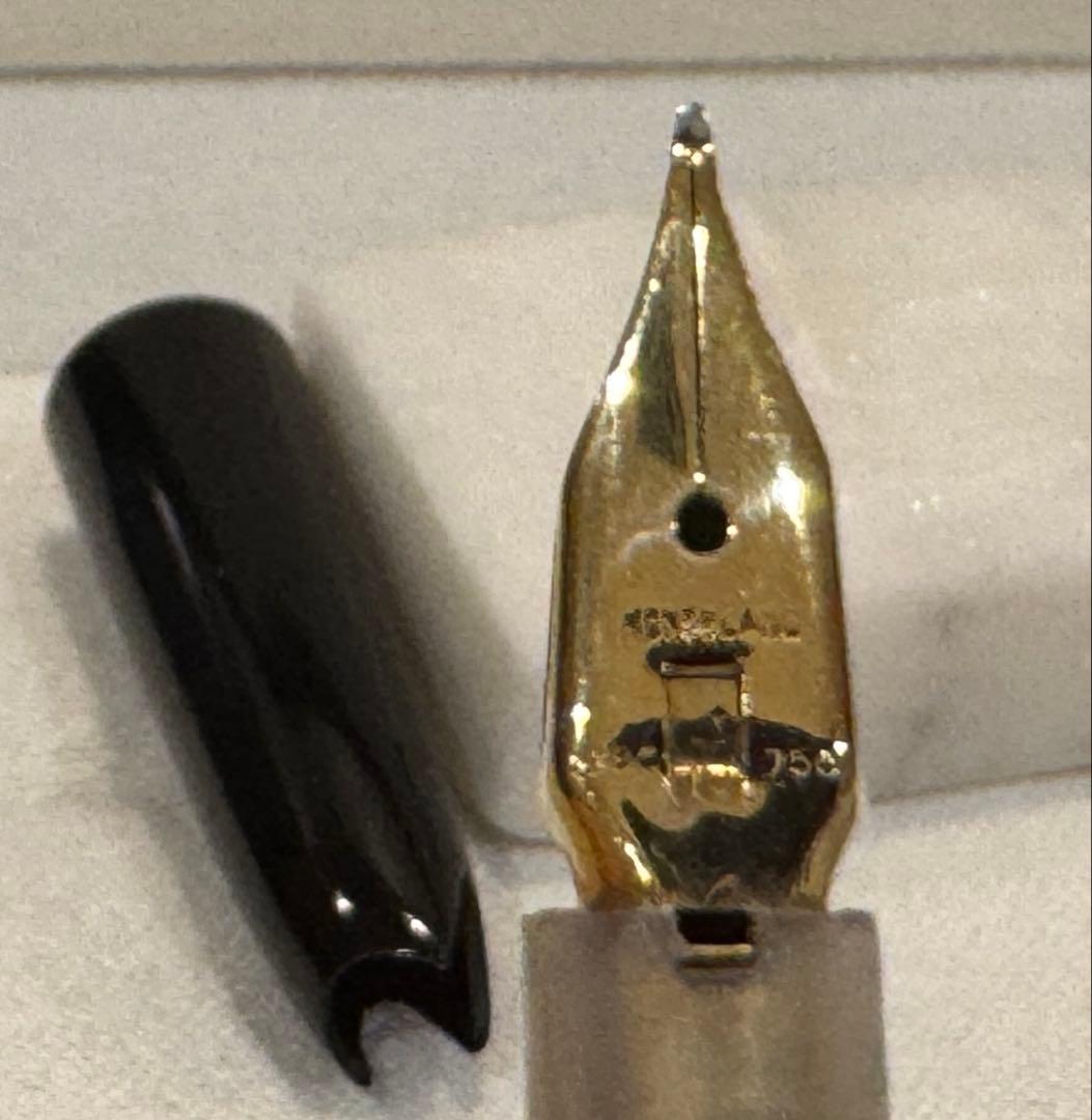 【極美品】モンブラン万年筆 No12 1960s ペン先18c 750 ブラック