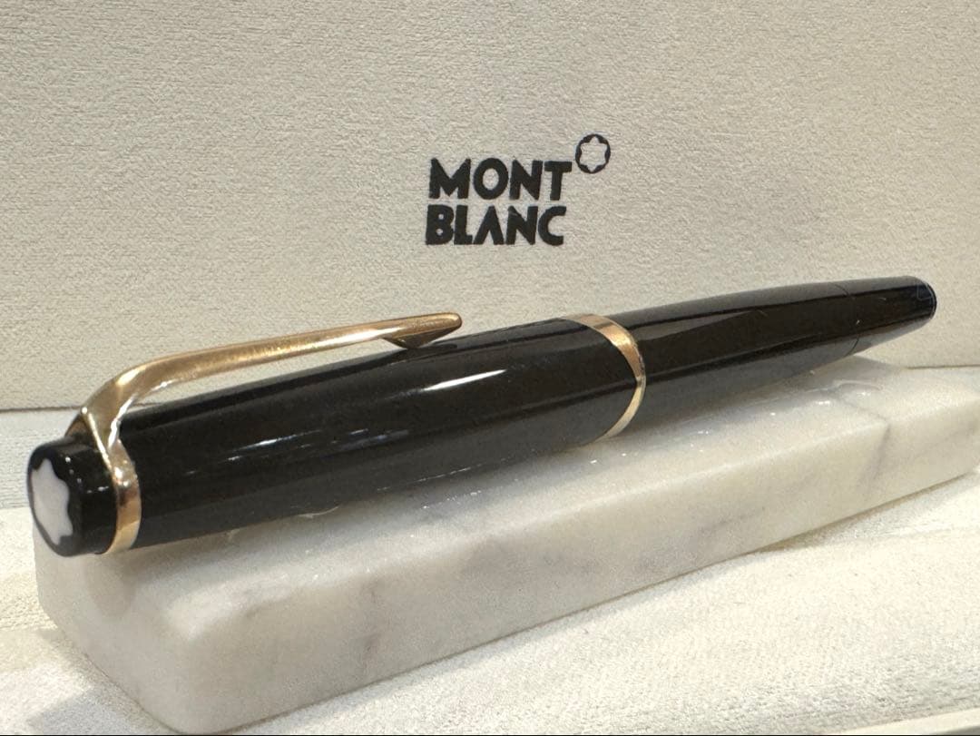 【極美品】モンブラン万年筆 No12 1960s ペン先18c 750 ブラック