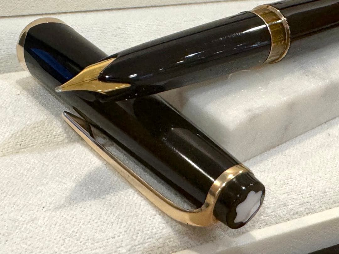 【極美品】モンブラン万年筆 No12 1960s ペン先18c 750 ブラック