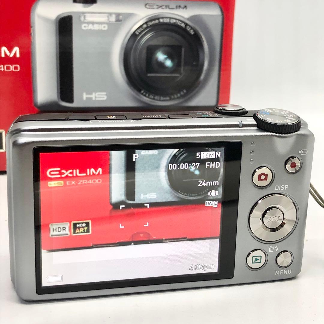 CASIO デジタルカメラ EXILIM 1610万画素 EX-ZR400SR