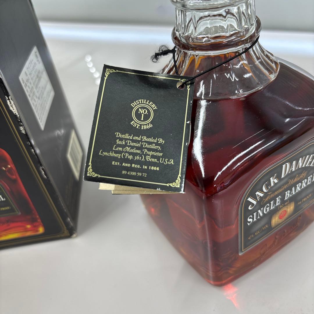 【古酒】JACK DANIEL'S SINGLE BARREL 旧ボトル 箱付き
