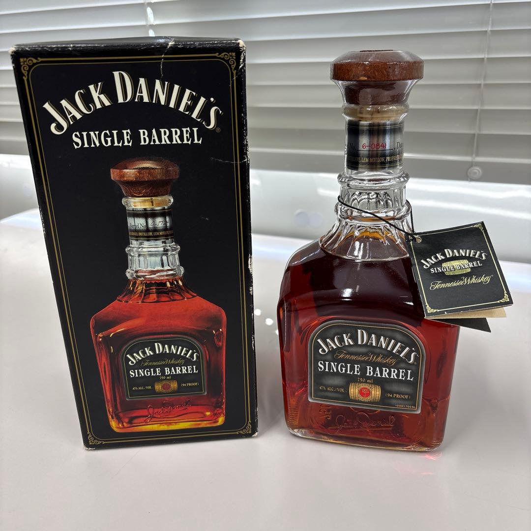 【古酒】JACK DANIEL'S SINGLE BARREL 旧ボトル 箱付き