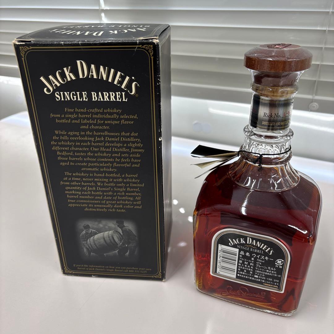 【古酒】JACK DANIEL'S SINGLE BARREL 旧ボトル 箱付き