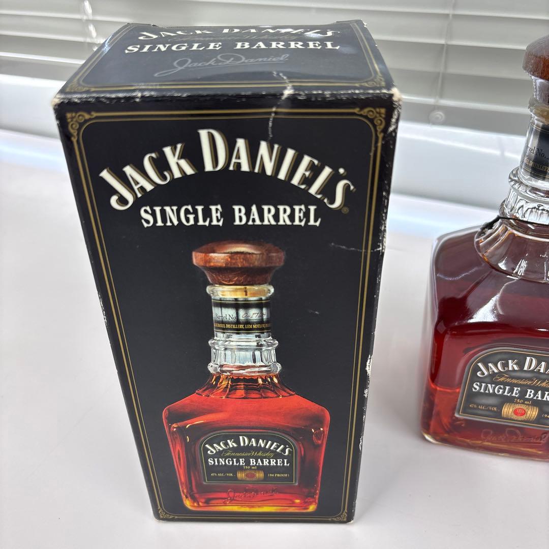 【古酒】JACK DANIEL'S SINGLE BARREL 旧ボトル 箱付き