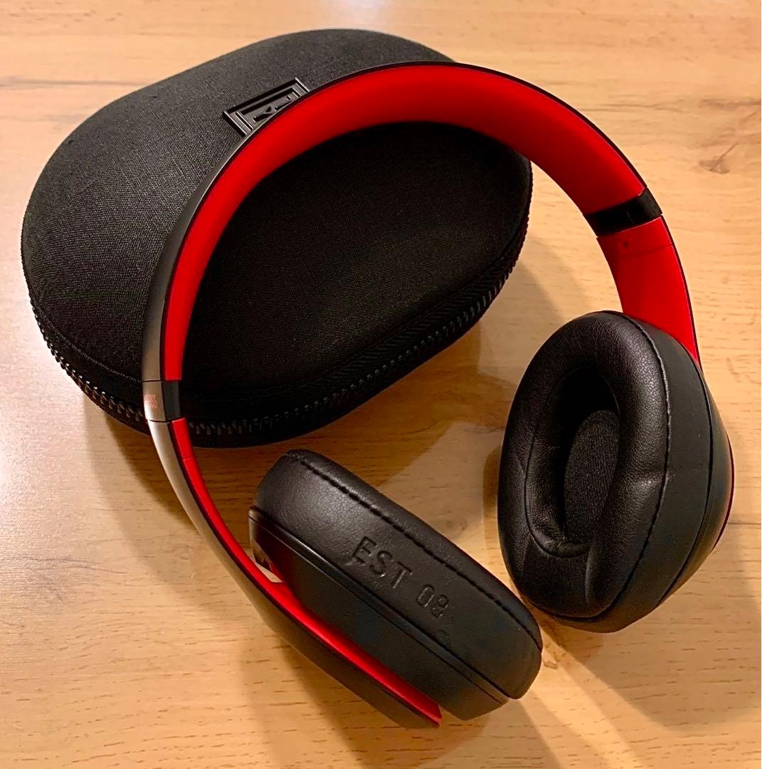 【限定モデル】beats studio 3ワイヤレス ヘッドホン ブラックレッド