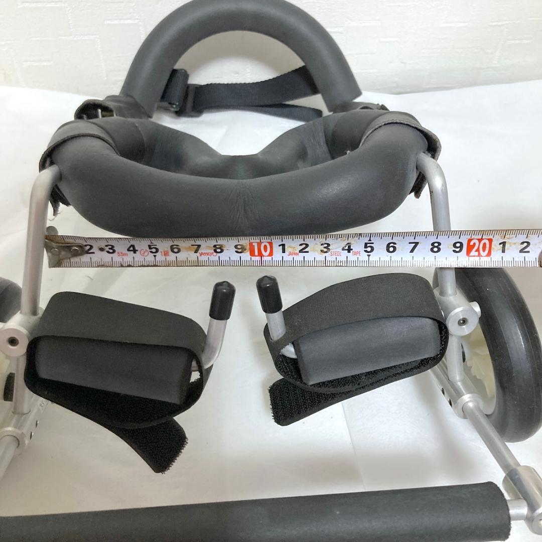 【H】犬用車椅子 歩行器 小型犬用 オーダーメイド２輪　老犬介護