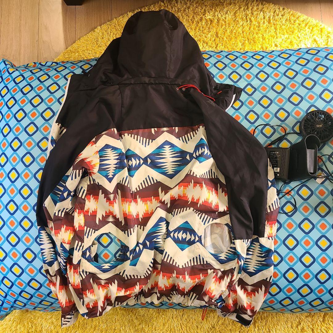 空調服　服　ファン　バッテリー　充電器　セット　ワークマン　LL