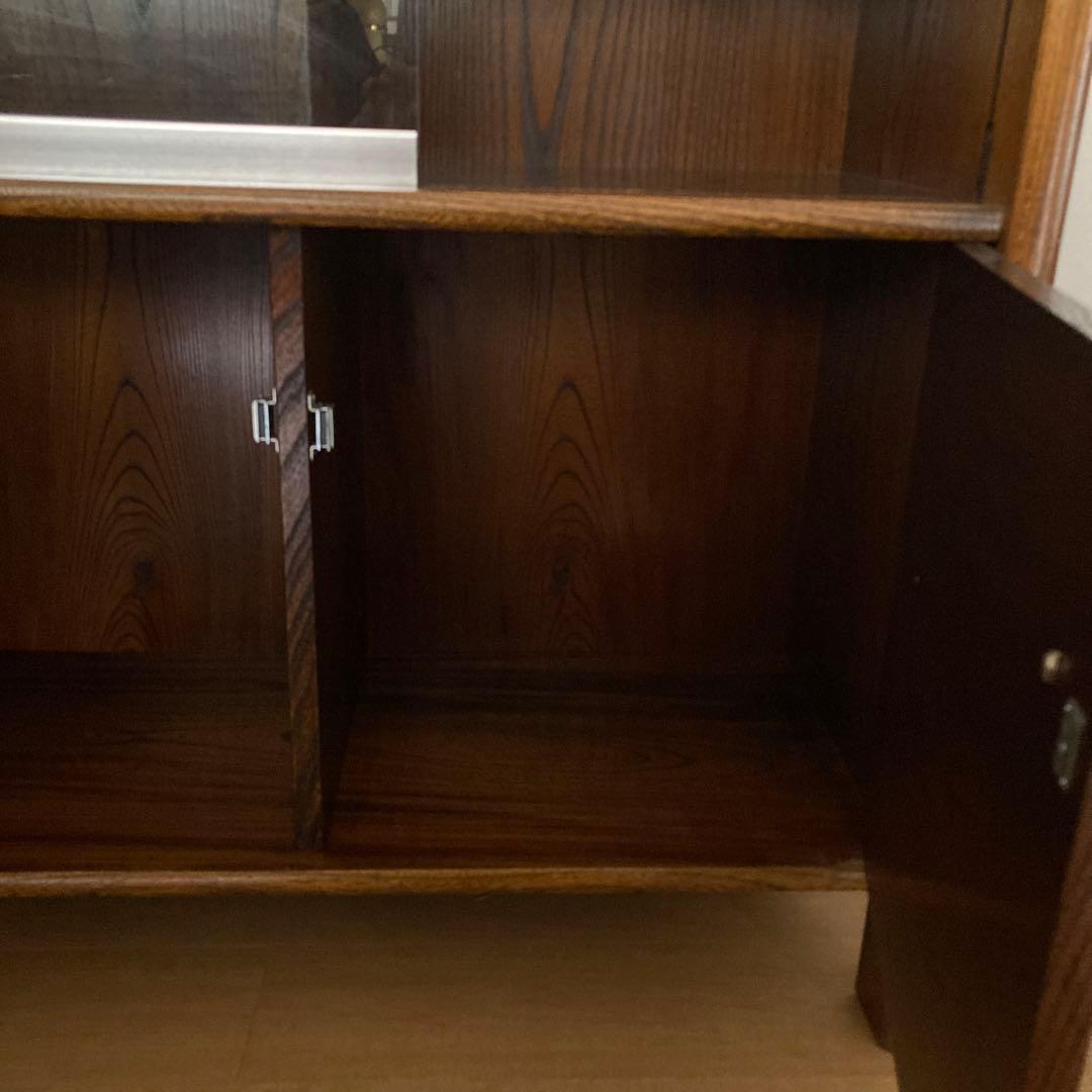 古家具　昭和　アンティークレトロ　ガラス引戸　古民家