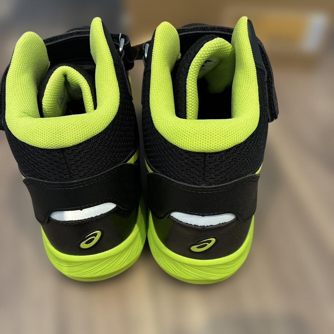 ASICS 安全靴 JSAA認定 黒/黄緑 ハイカット 新品未着用