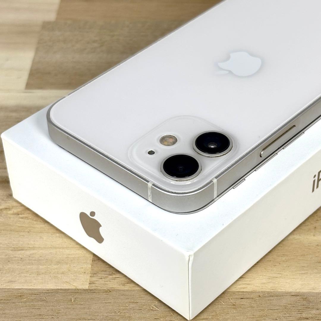 【電池新品100%】iPhone 12mini256GB |白|SIMフリー