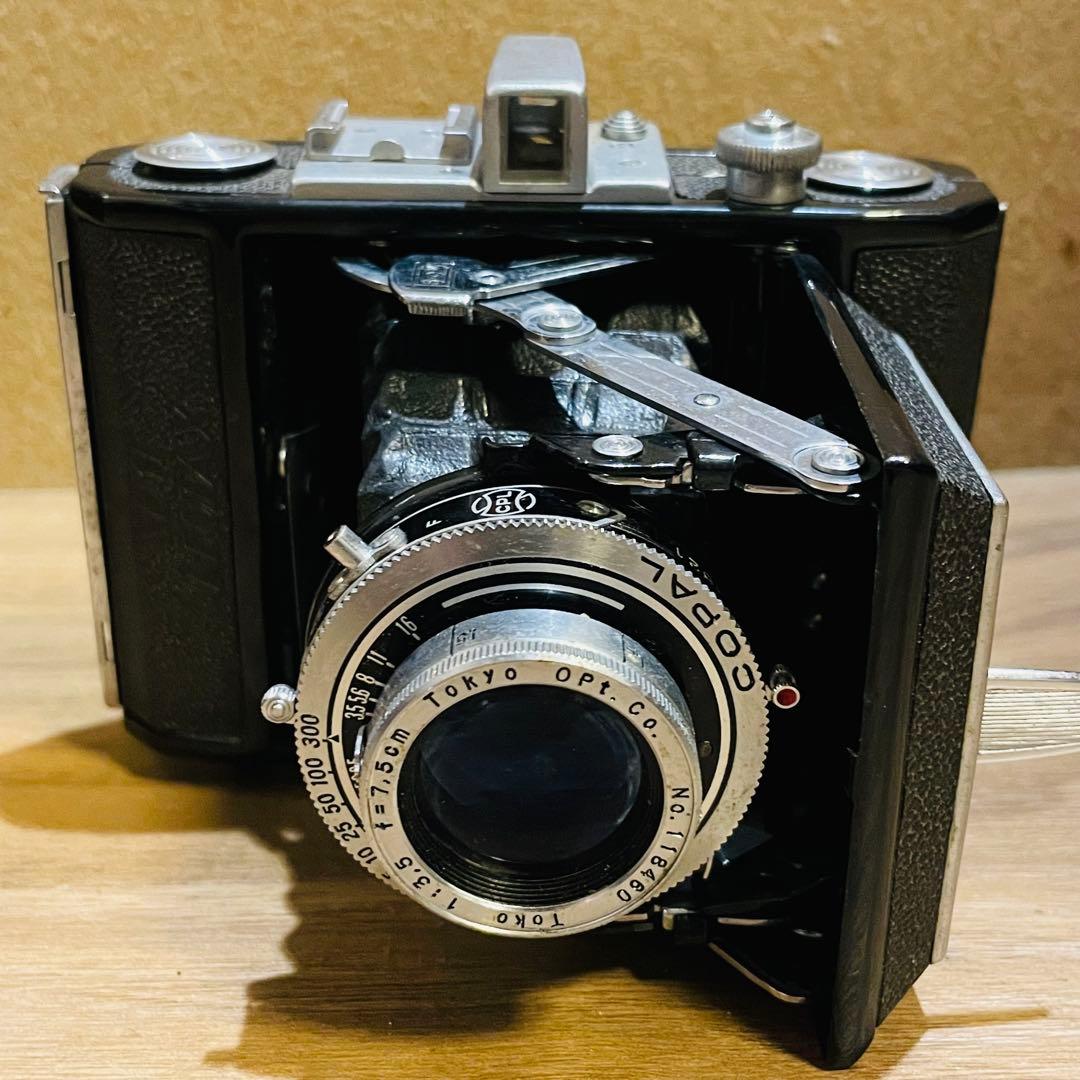 【希少 美品】SEMI-LEOTAX 蛇腹カメラセミ・レオタックス セミ判