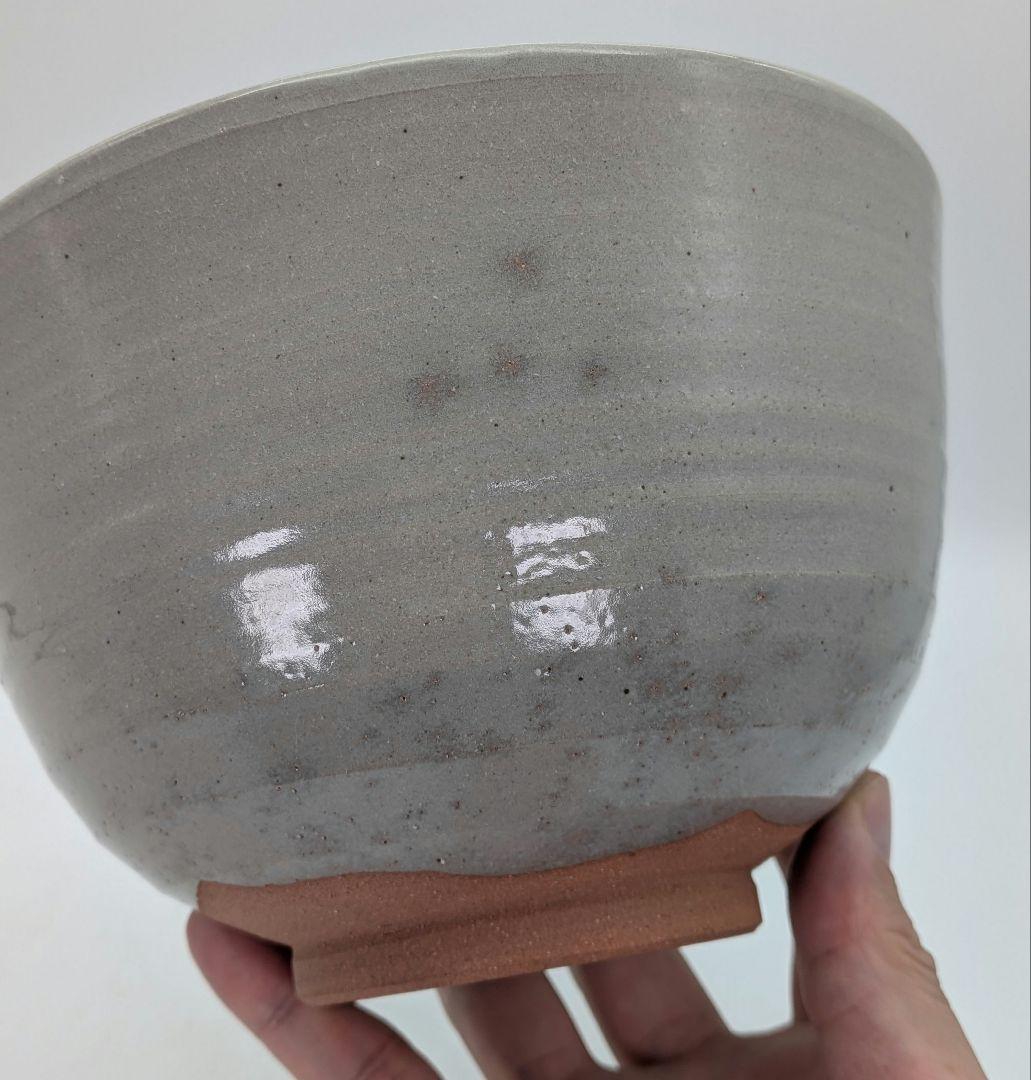 灰釉菓子鉢 京焼 清水焼 菓子器 ボウル 食器 容器 抹茶道具 茶器 陶磁器