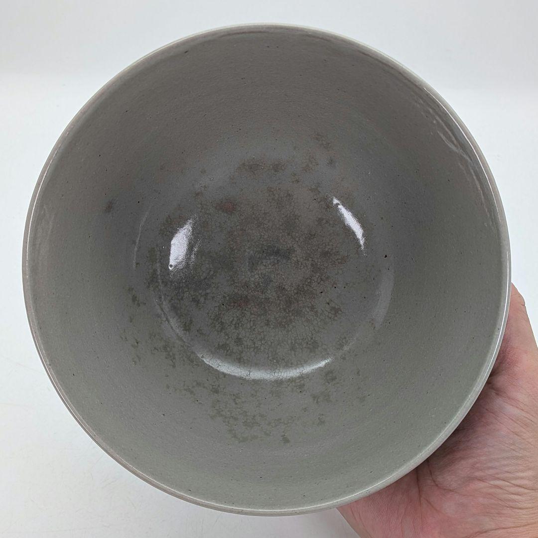 灰釉菓子鉢 京焼 清水焼 菓子器 ボウル 食器 容器 抹茶道具 茶器 陶磁器