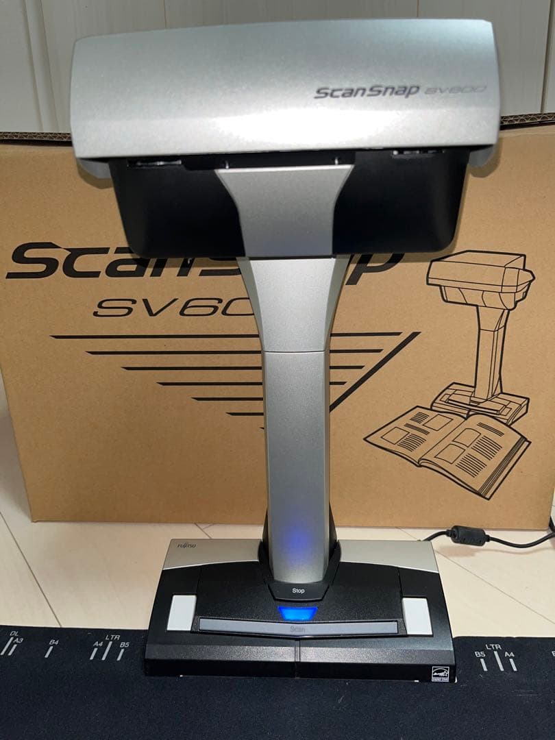 ScanSnap SV600付属品完備、ダストカバー付き
