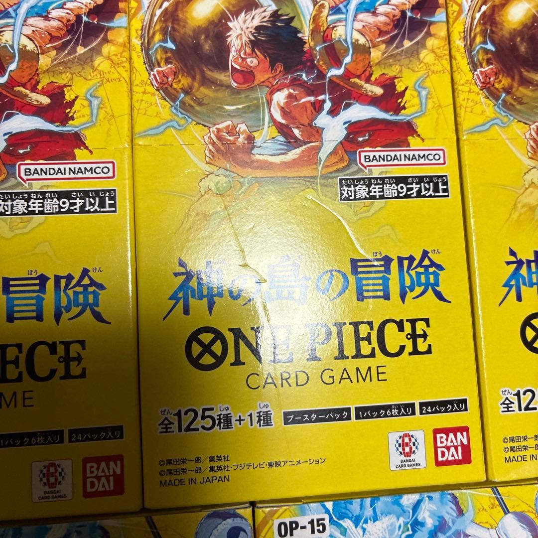 ONE PIECE 神の島の冒険 未開封 テープ付き　11BOX