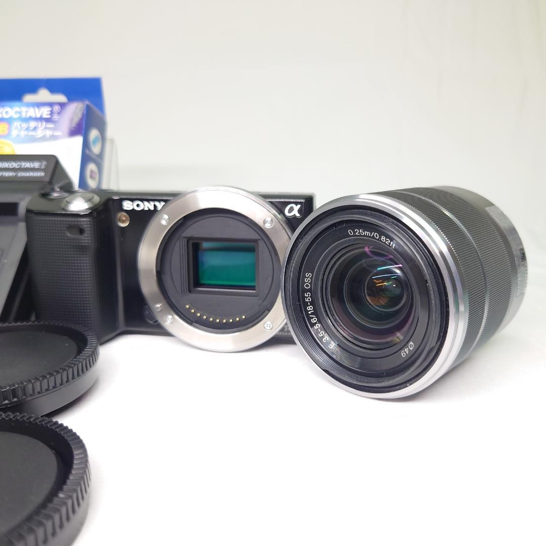 Sony Alpha NEX-5 SEL1855 ブラック　ソニー　動作確認済み